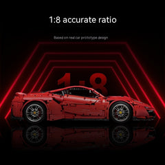 Building Blocks Sports Car Assembled Remote Control Toys