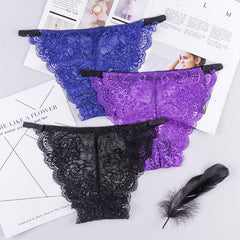 Lace transparent seamless underwear