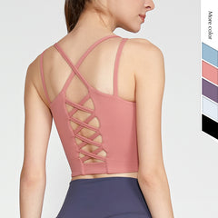 Vest fitness bra strap