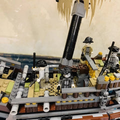 Pirates of the Caribbean Silent Mary Assembling And Inserting Building Blocks