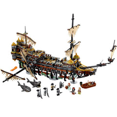 Pirates of the Caribbean Silent Mary Assembling And Inserting Building Blocks