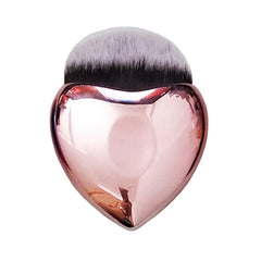 Heart-shaped foundation brush