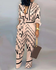 Women's Fashion Loose Large Jumpsuit