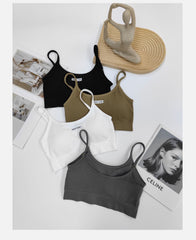 High Waist Strap Yoga Suit Women's Sports Bra