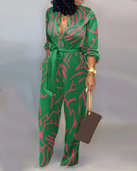 Women's Fashion Loose Large Jumpsuit