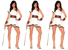 Halloween Cosplay Ancient Greek King Gladiator Costume Couple Outfit Stage Costume