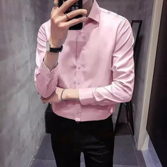 Business Casual Long Sleeve Shirt For Men