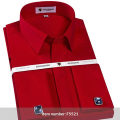 Autumn Collection Wrinkle-resistant French-style Cufflinks For Men's Shirts