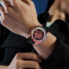 Rainbow Circle Multifunctional Mechanical Watch Fully Automatic Waterproof Men's