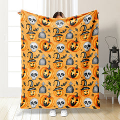 Halloween Blanket Digital Printing Flannel