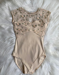 Ballet Practice Clothes Gym Outfit Women's Embroidered Jumpsuit