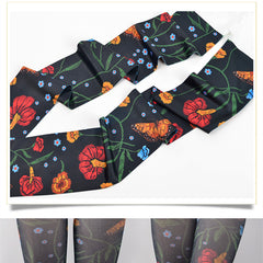 Women's Velvet Jacquard Pantyhose Fashion Socks