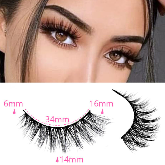 3D False Eyelashes Are Multi-layered, Realistic, Soft And Comfortable