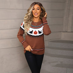 Women's Oversized Knit Christmas Sweater