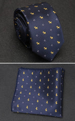 Men's Tie Korean Casual Polyester Silk Narrow Business Fashion
