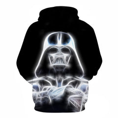 Black Warrior 3D Printed Hoodie Anime Hooded Sweater
