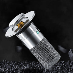 Long Pop-Up Sink Drains Filter Bathroom Press Bounce Basin Plug Stopper Wash Basin Hair Catcher Sink Strainer Kitchen Supplies