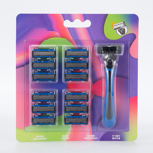 6-layer Stainless Steel Blades Manual Shaver