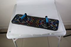 Multifunctional Push Up Board Home Strength Training Equipment With 15 Fitness Accessories Pilates Bar Resistance Band Roller Wheel Full Body Workout Home Gym Equipment