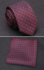 Men's Tie Korean Casual Polyester Silk Narrow Business Fashion