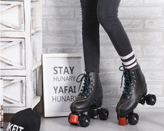 Double Row Roller Brush Street Shoe Cover Roller Skates Double Row Roller Skates