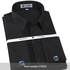 Autumn Collection Wrinkle-resistant French-style Cufflinks For Men's Shirts