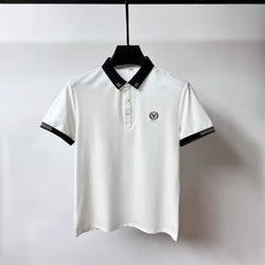 Lapel Short-sleeved T-shirt Versatile Polo Shirt Men