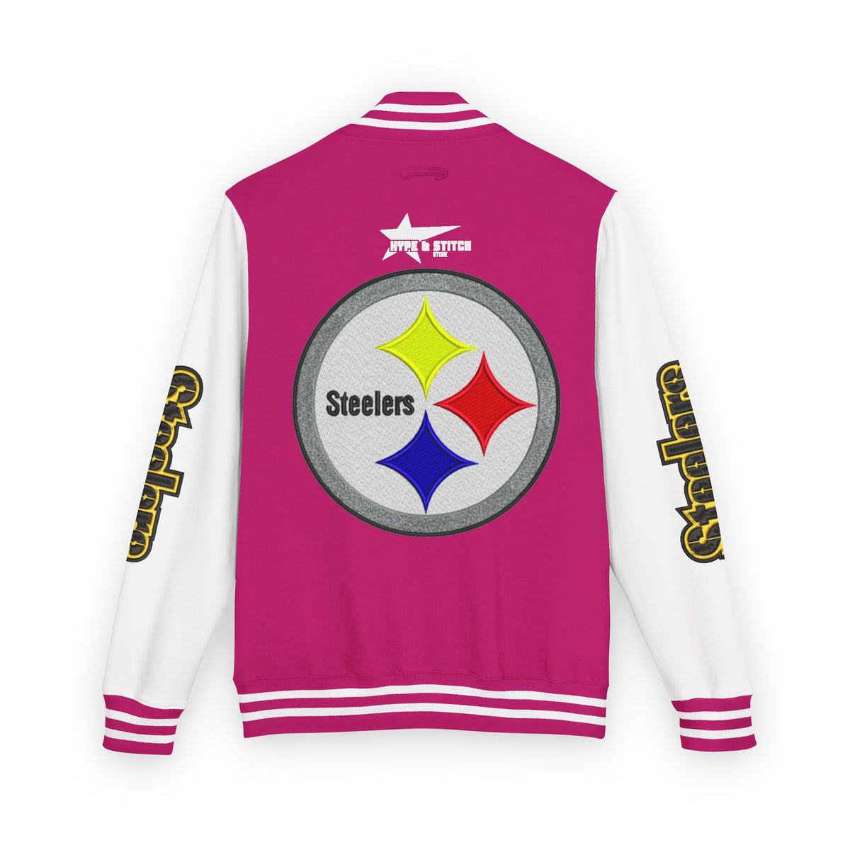 Pittsburgh Steelers Custom Varsity Letterman Jacket | Football Fan Apparel