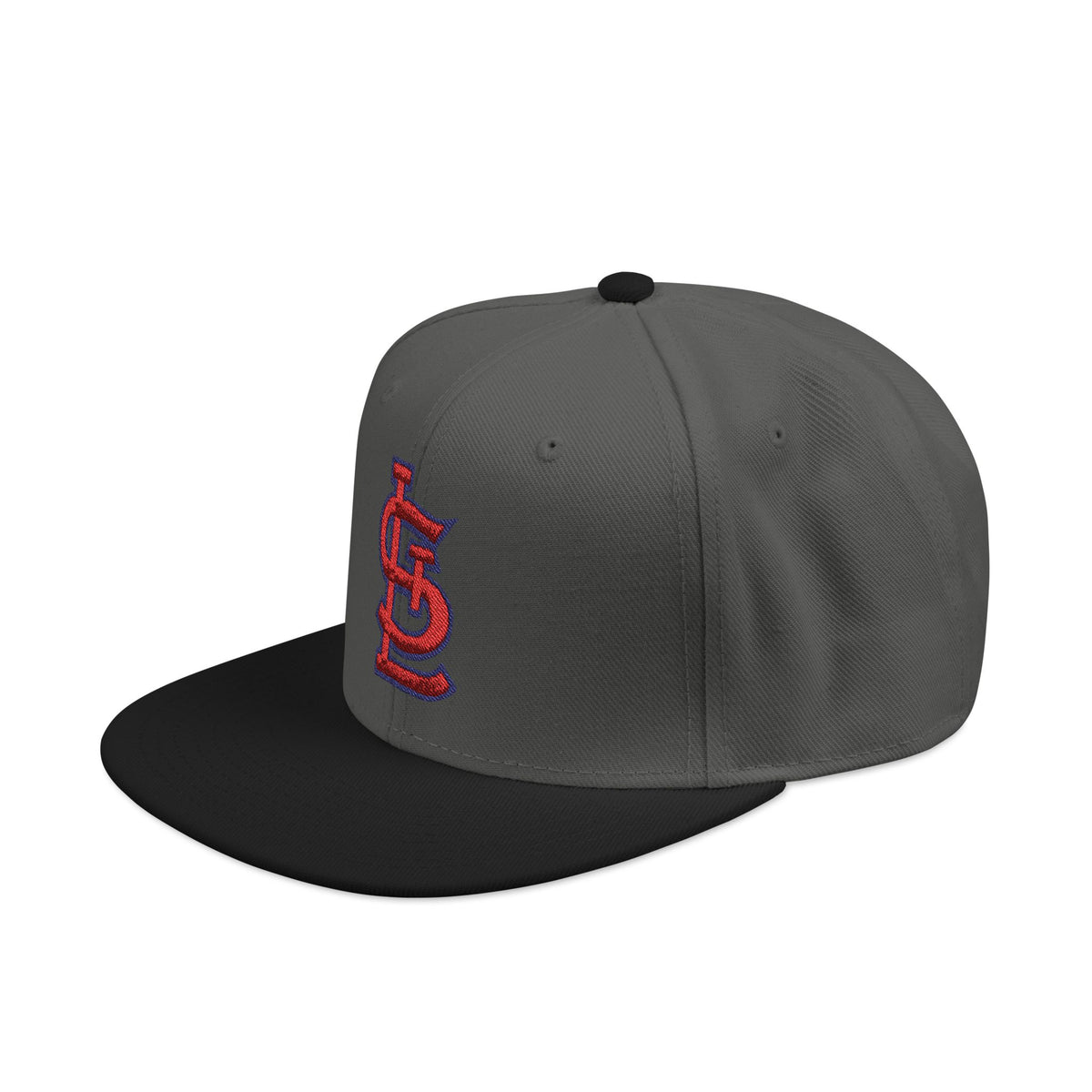 St. Louis Cardinals Flat Brim Fitted Hat with Embroidered Logo