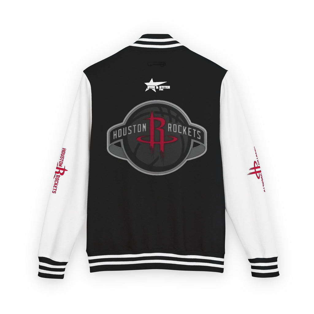 Houston Rockets Varsity Jacket | Unisex Streetwear Letterman