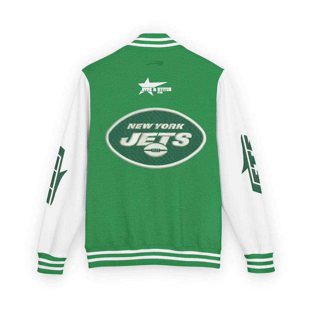New York Jets Heavyweight Fan Varsity Jacket