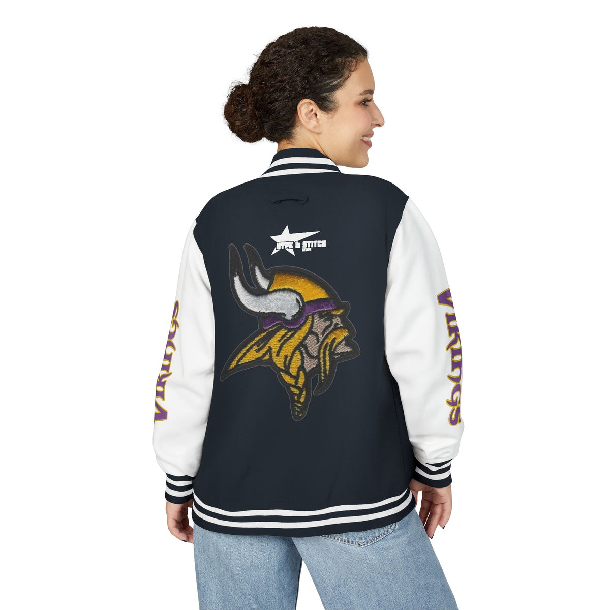 Minnesota Vikings Heavyweight Letterman Varsity Jacket