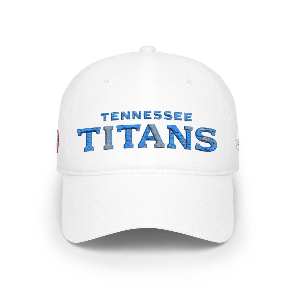 Tennessee Titans Low Profile Baseball Cap - Custom Embroidered Curved Brim Hat