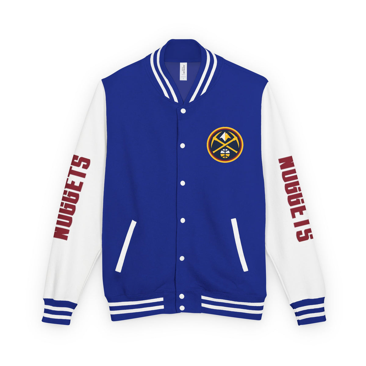 Denver Nuggets Varsity Jacket | Unisex Streetwear Letterman