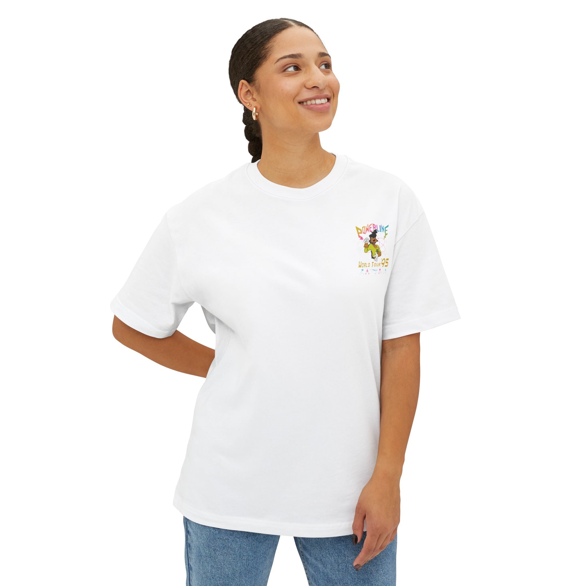 Powerline "Stand Out" World Tour ’95 Oversized Graphic Tee