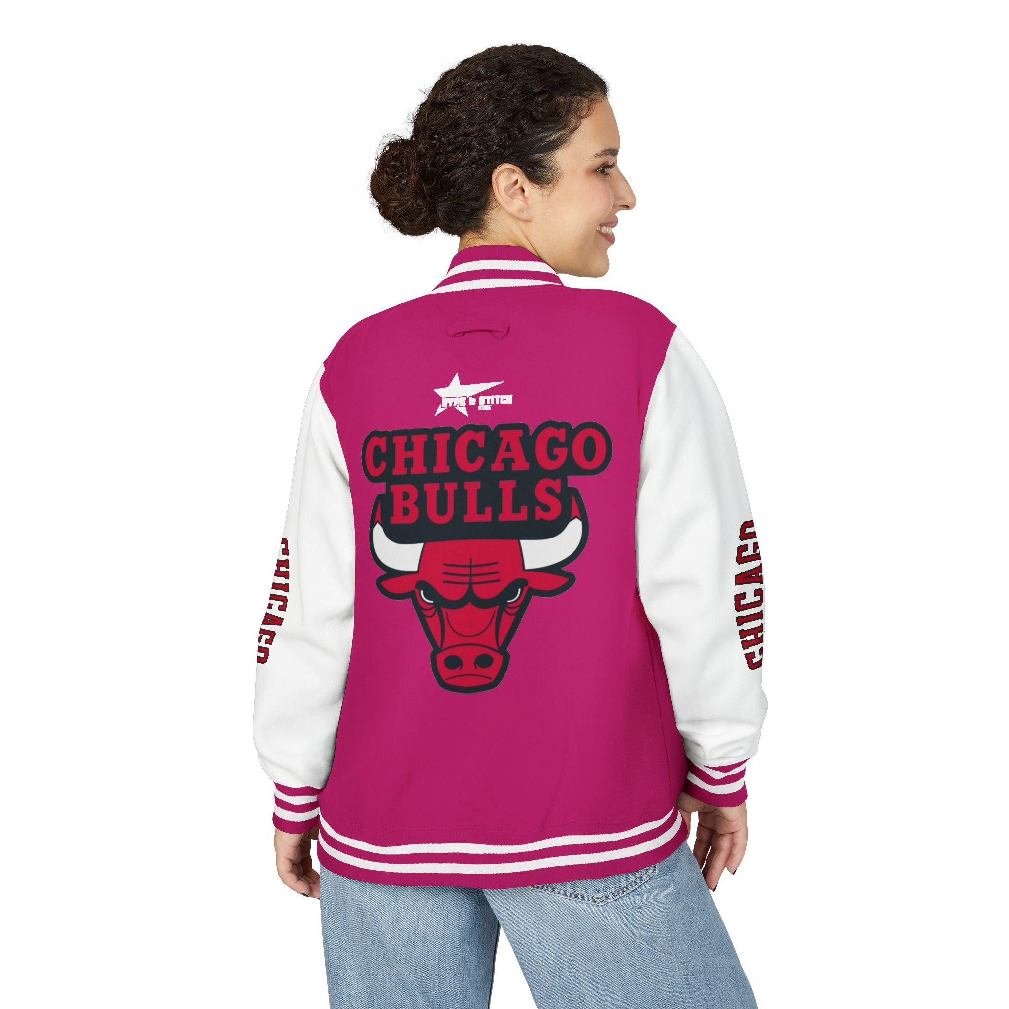 Chicago Bulls Unisex Heavyweight Varsity Letterman Jacket