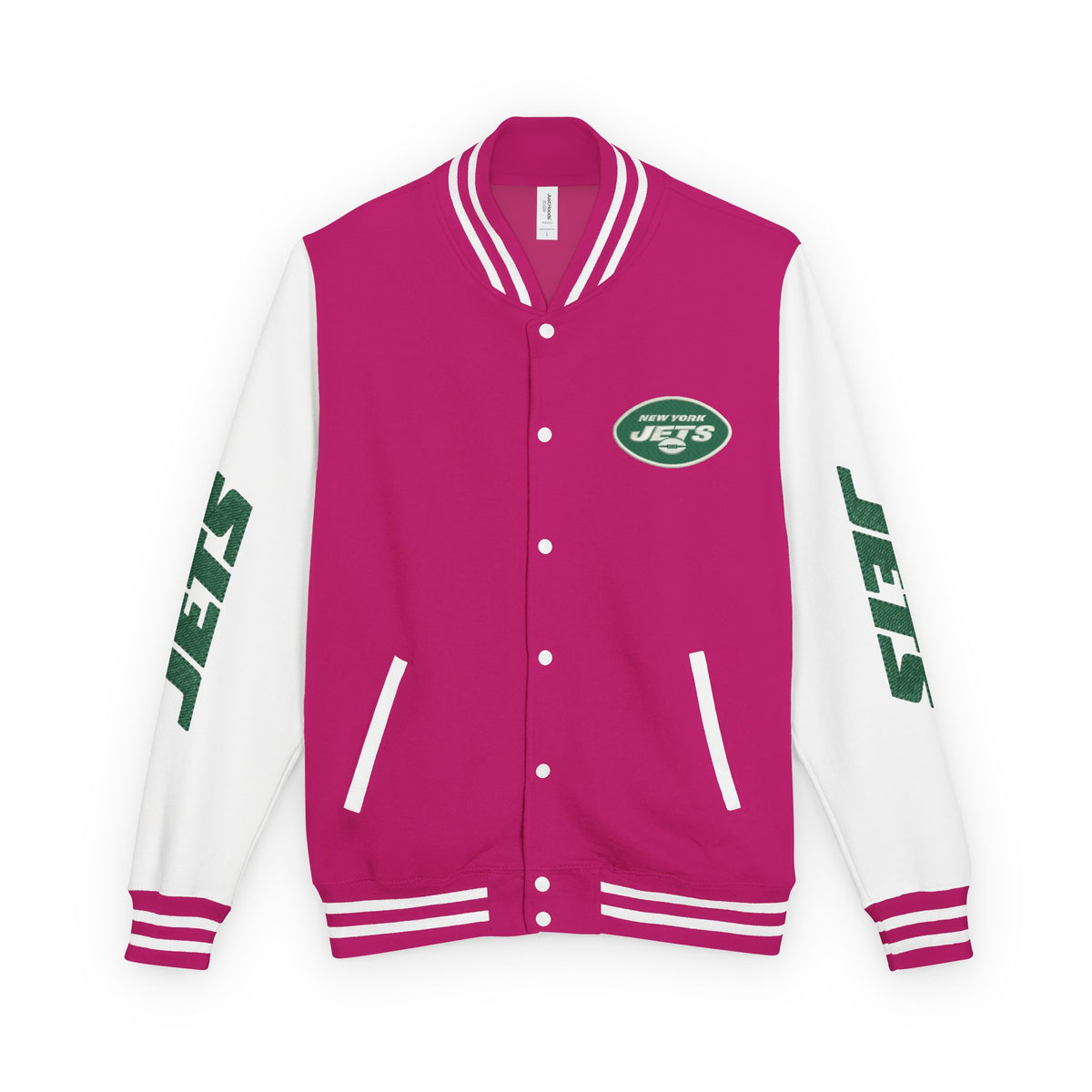 New York Jets Heavyweight Fan Varsity Jacket