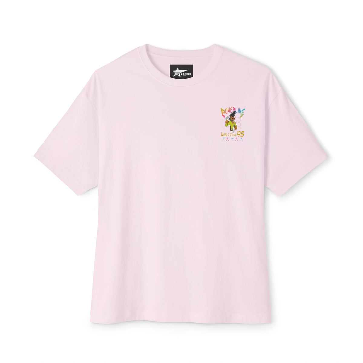 Powerline "Stand Out" World Tour ’95 Oversized Graphic Tee