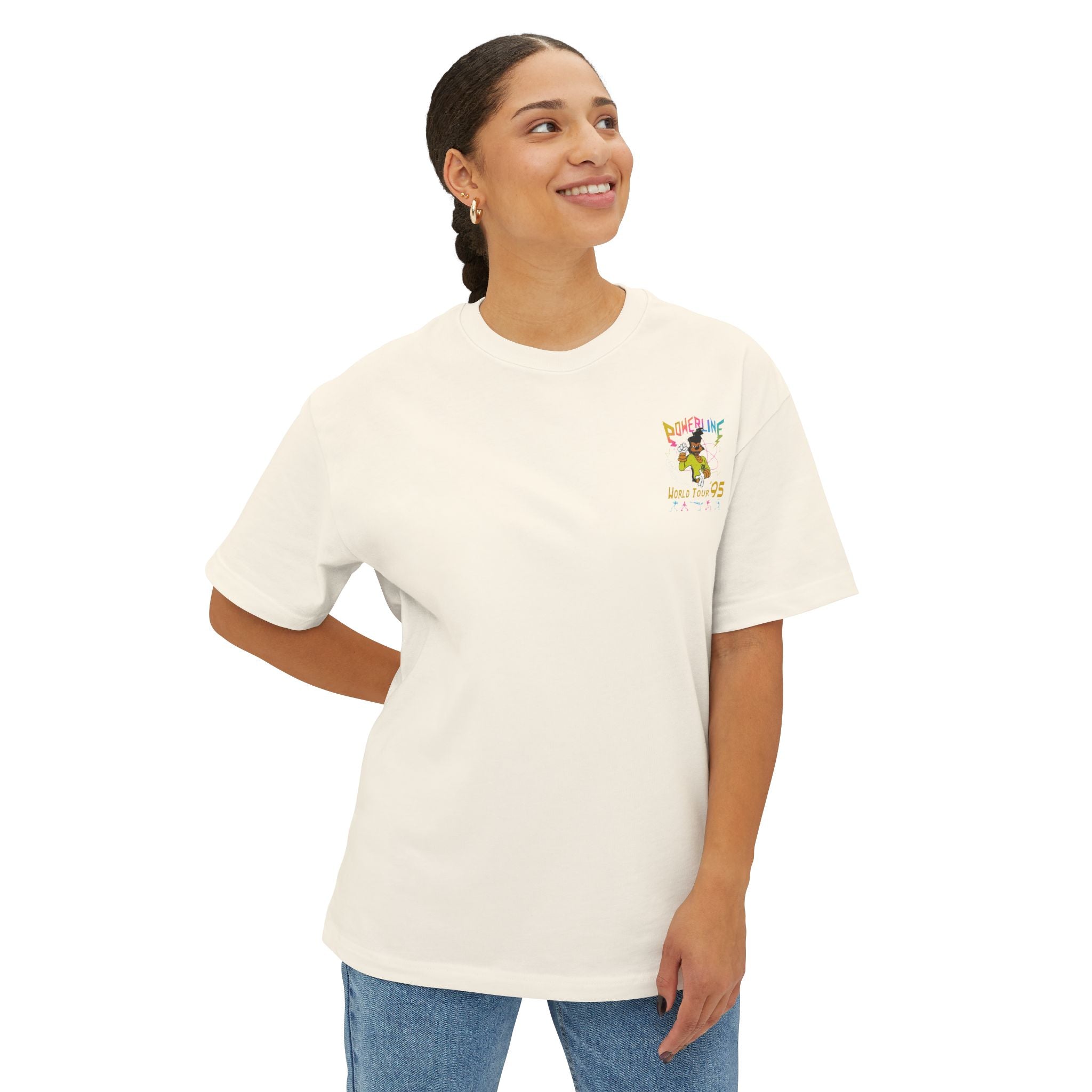 Powerline "Stand Out" World Tour ’95 Oversized Graphic Tee
