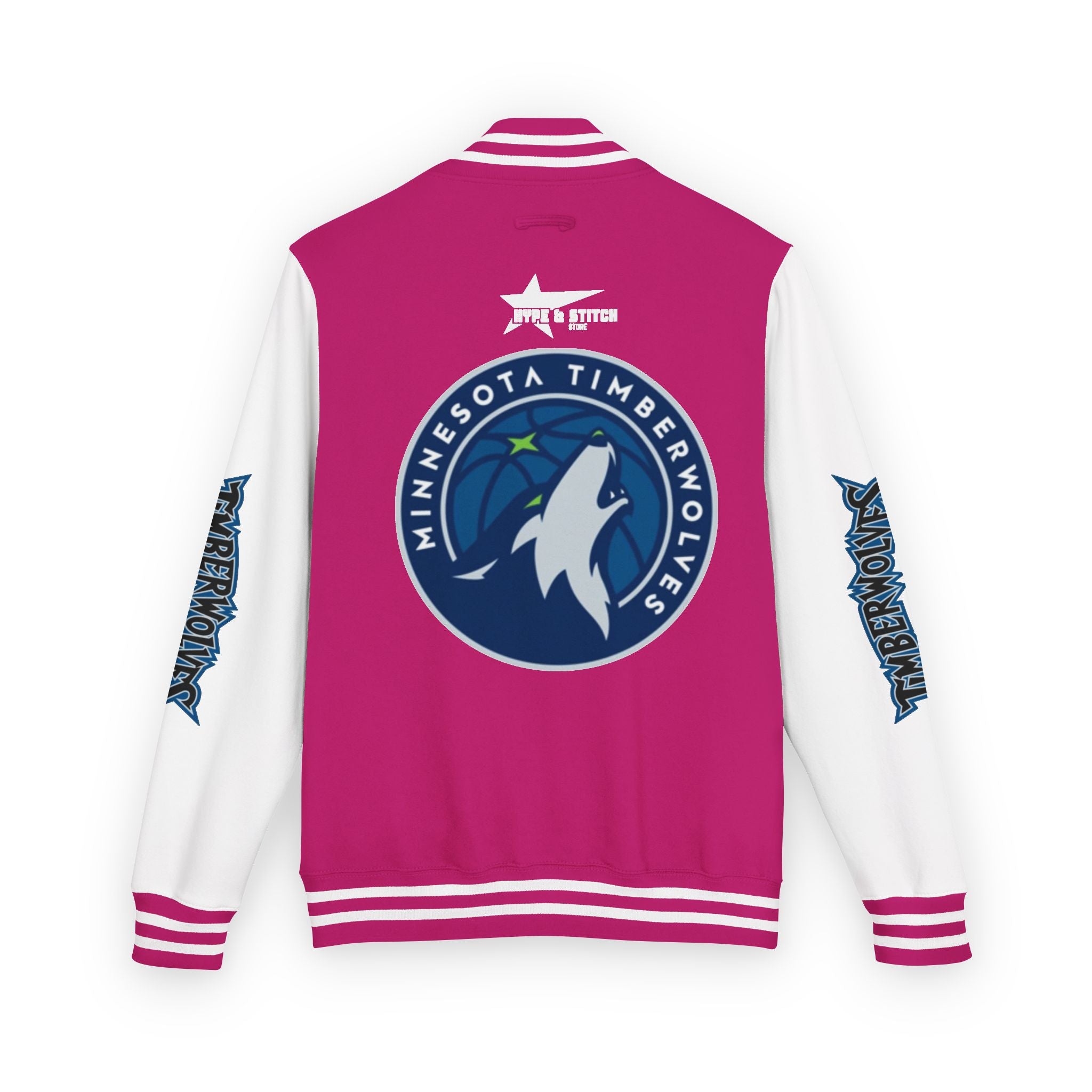 Minnesota Timberwolves Varsity Jacket | Unisex Streetwear Letterman