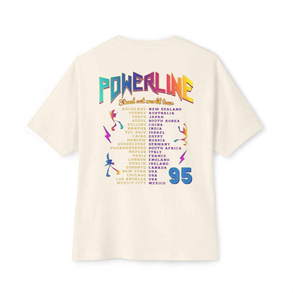 Powerline "Stand Out" World Tour ’95 Oversized Graphic Tee