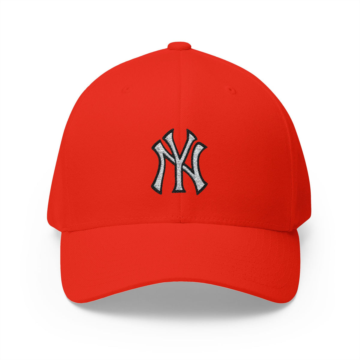 Embroidered NY Classic Baseball Cap | Unisex Structured Curved Brim Hat