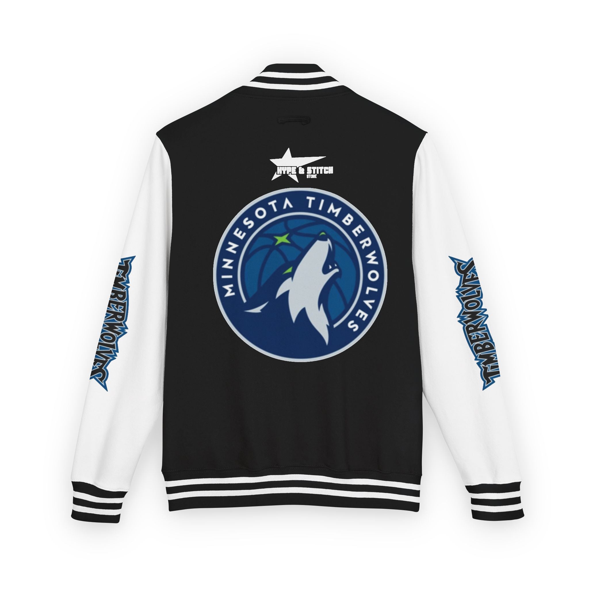Minnesota Timberwolves Varsity Jacket | Unisex Streetwear Letterman