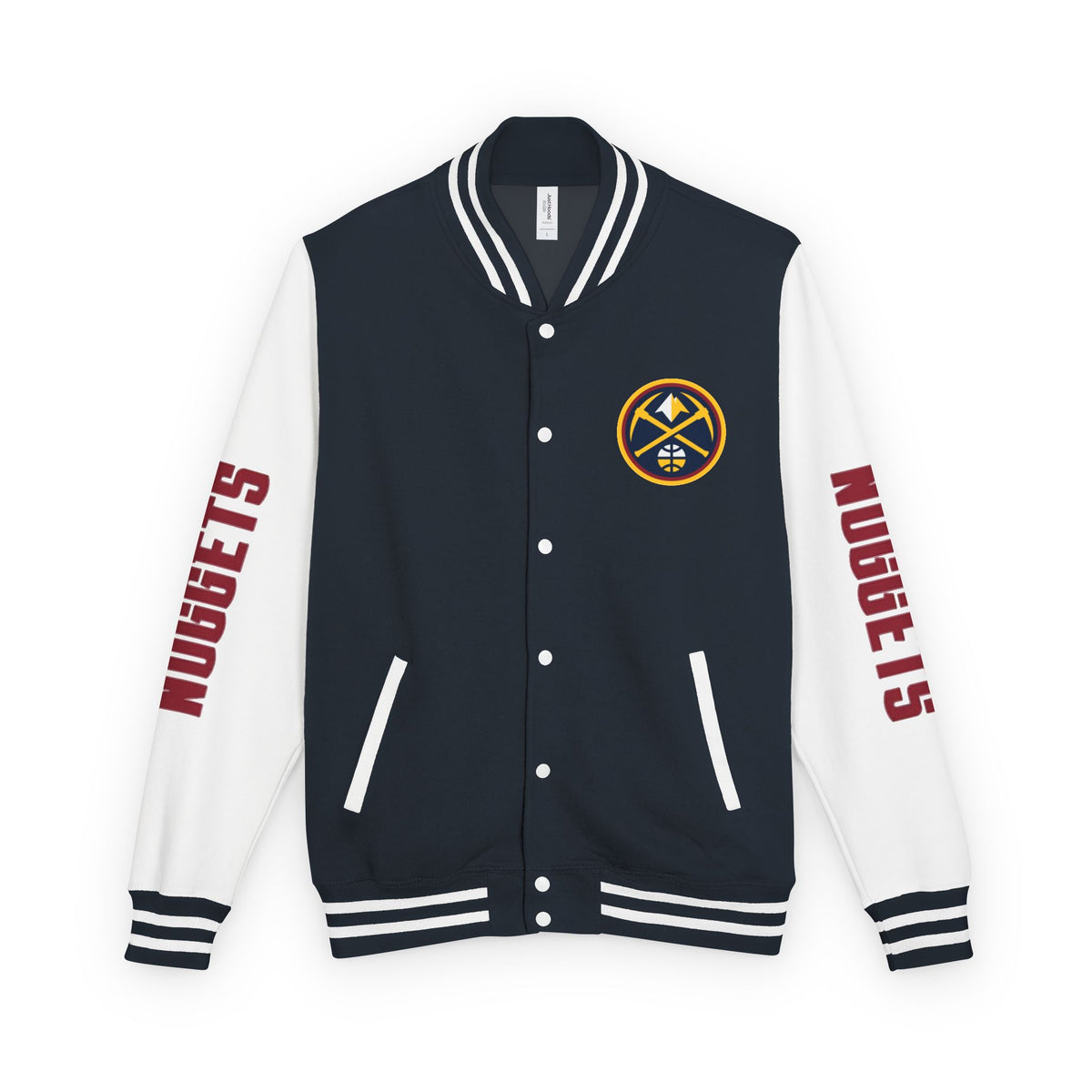 Denver Nuggets Varsity Jacket | Unisex Streetwear Letterman