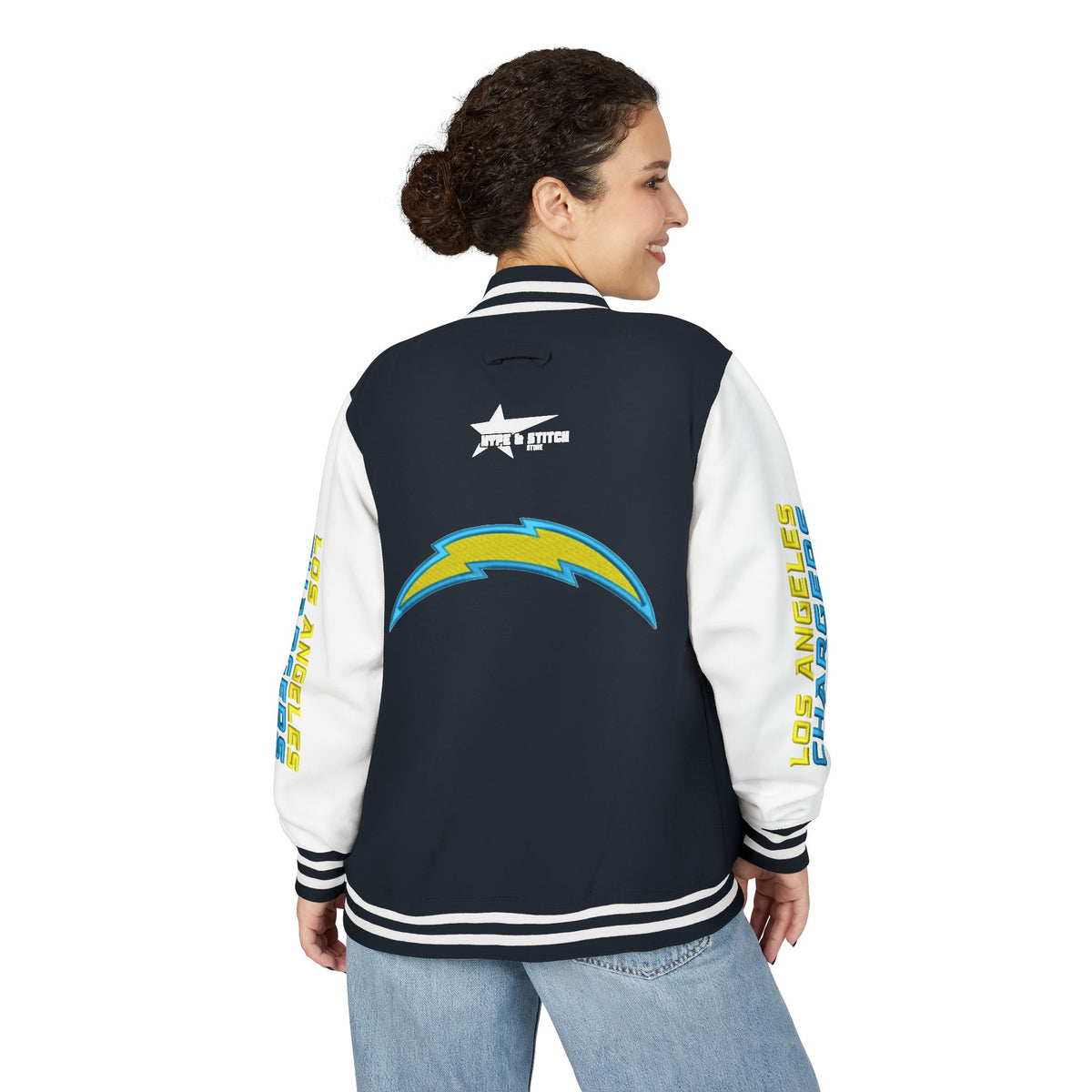 Los Angeles Chargers Vintage Style Varsity Letterman Jacket