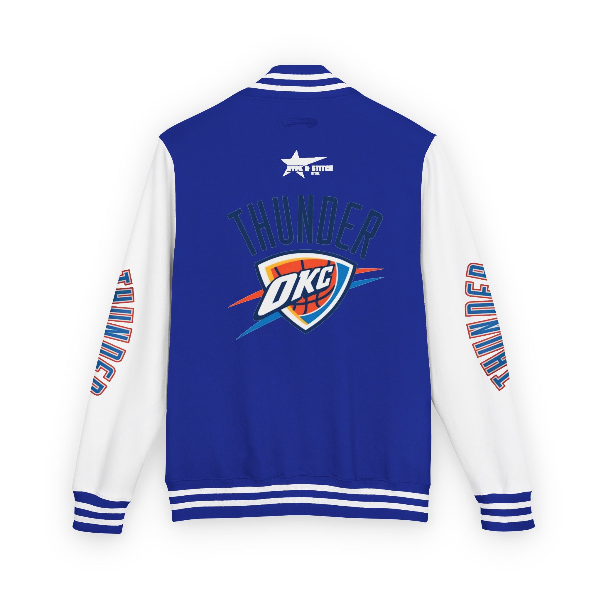 Oklahoma City Thunder Unisex Heavyweight Varsity Letterman Jacket
