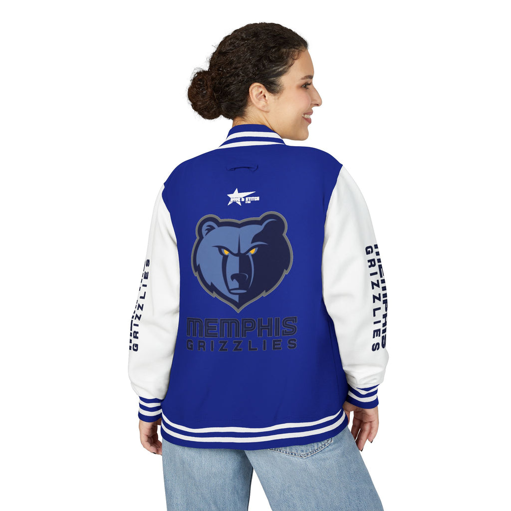 Memphis Grizzlies Varsity Jacket | Unisex Streetwear Letterman