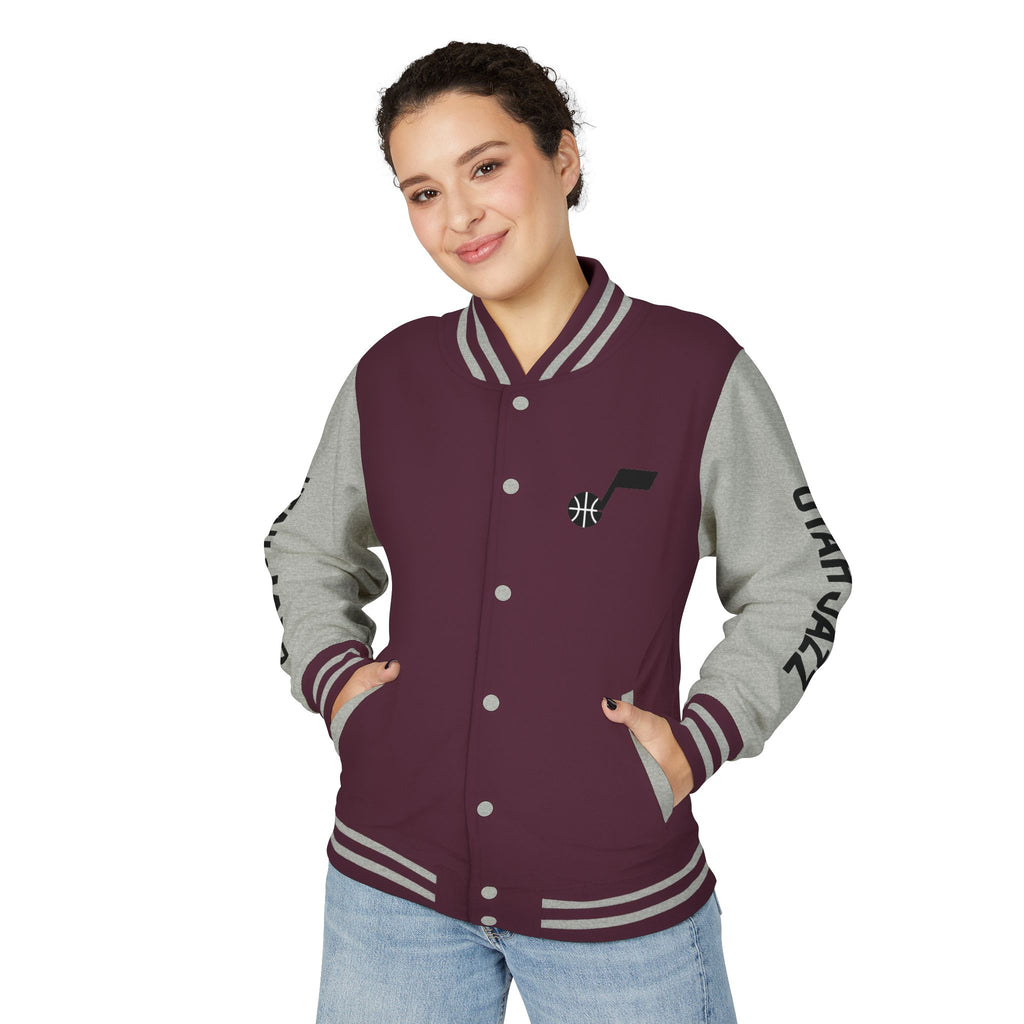 Utah Jazz Varsity Jacket | Unisex Streetwear Letterman