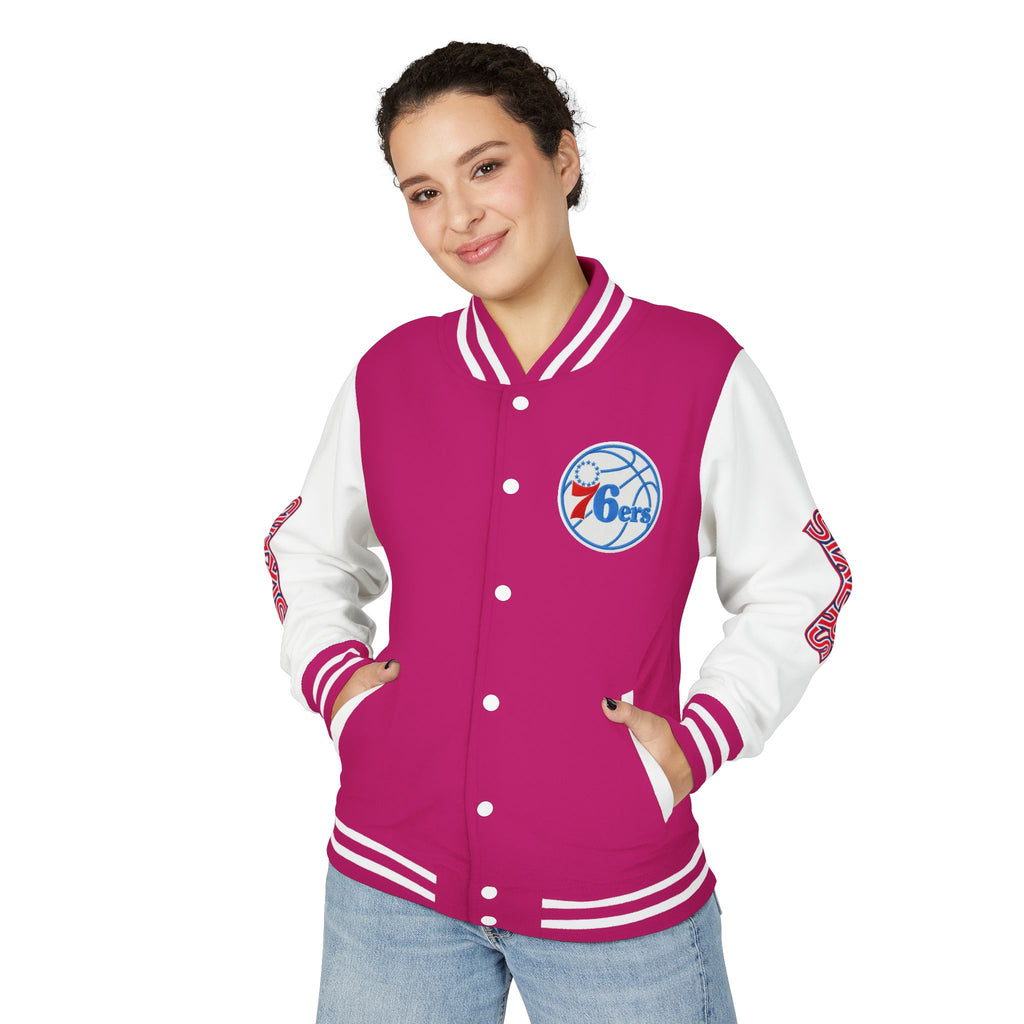 Philadelphia 76ers Varsity Jacket | Unisex Streetwear Letterman