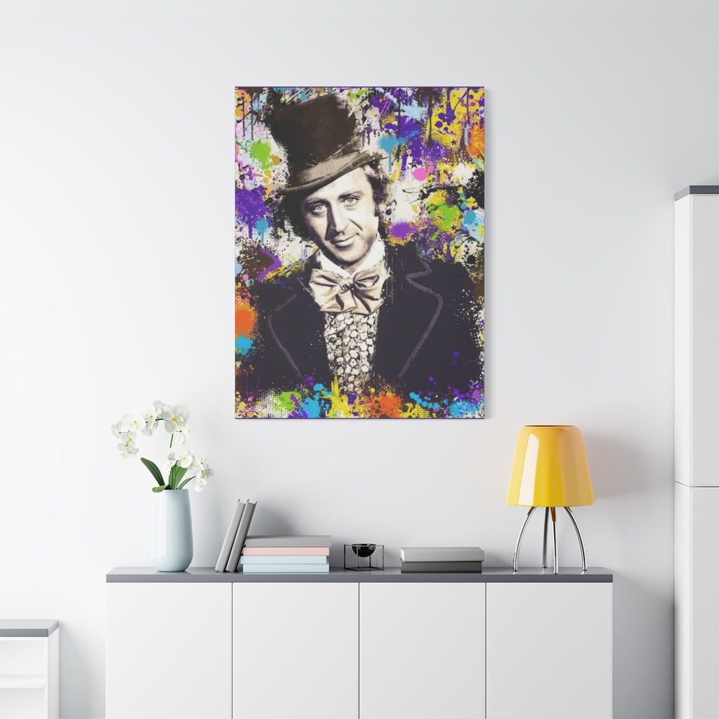 "Pure Imagination" Splatter Canvas – Modern Cult Classic Wall Art